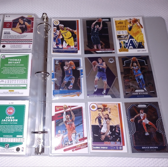 NBA Basketball Cards Binder π NBA Basketball Trading Cards Collection Lot π₯ - Picture 11 of 11